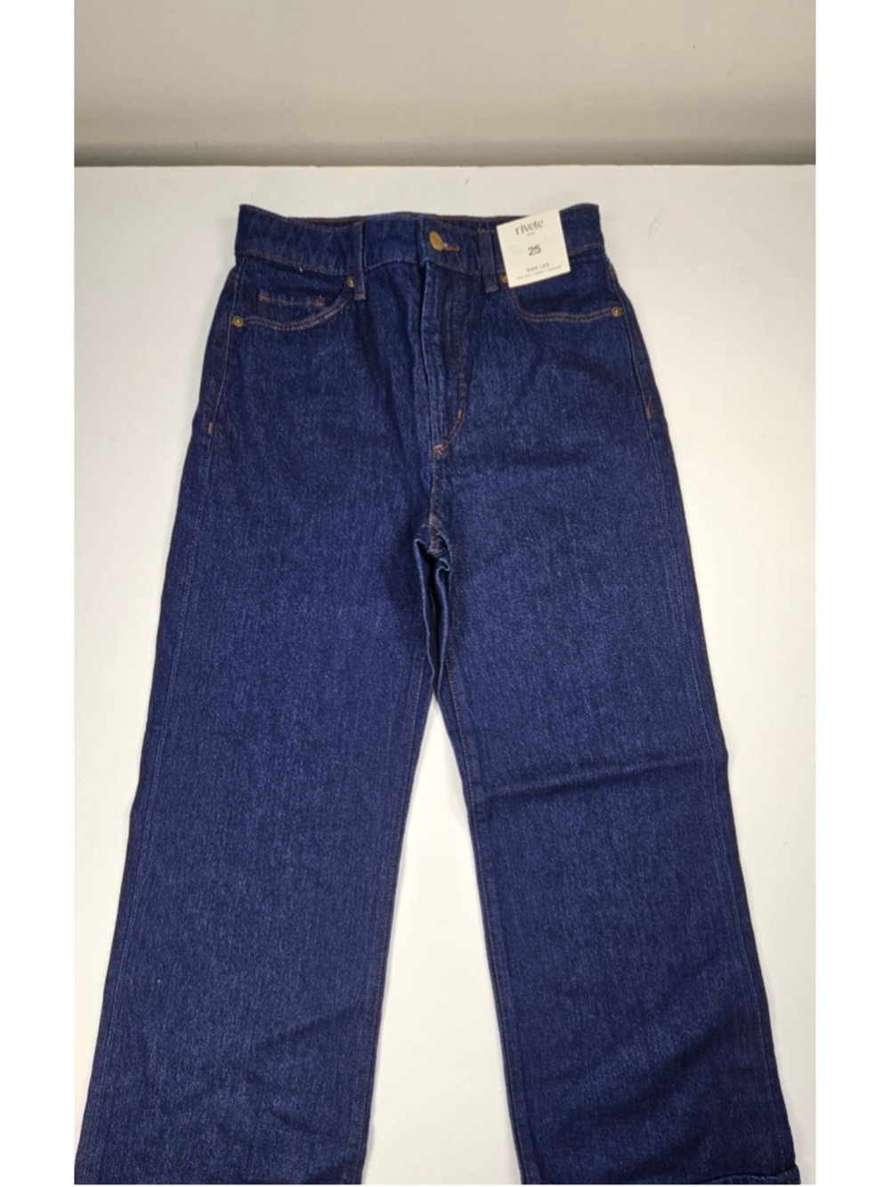 LOFT Womens Jeans Size 25 Dark Wash High Rise Straight Leg Denim NWT